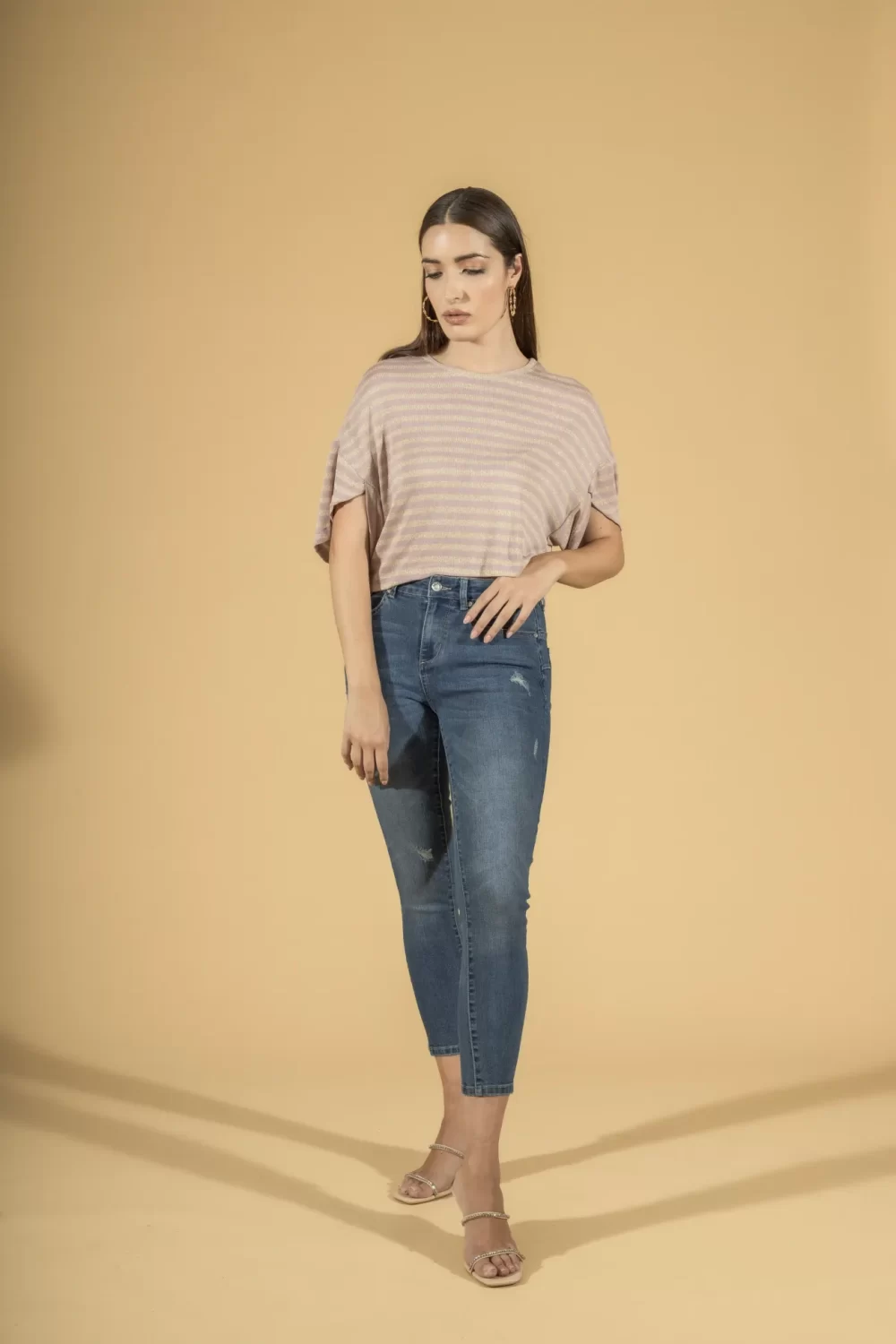 MAGLIA CORTA RIGATA MM – DGP1305