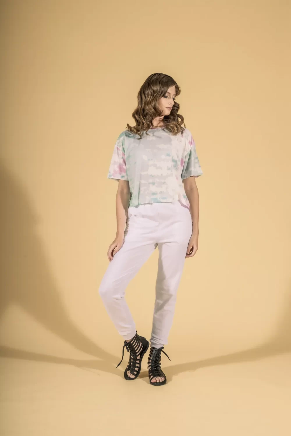 MAGLIA CORTA STAMPA TIE DYE – DGP1309