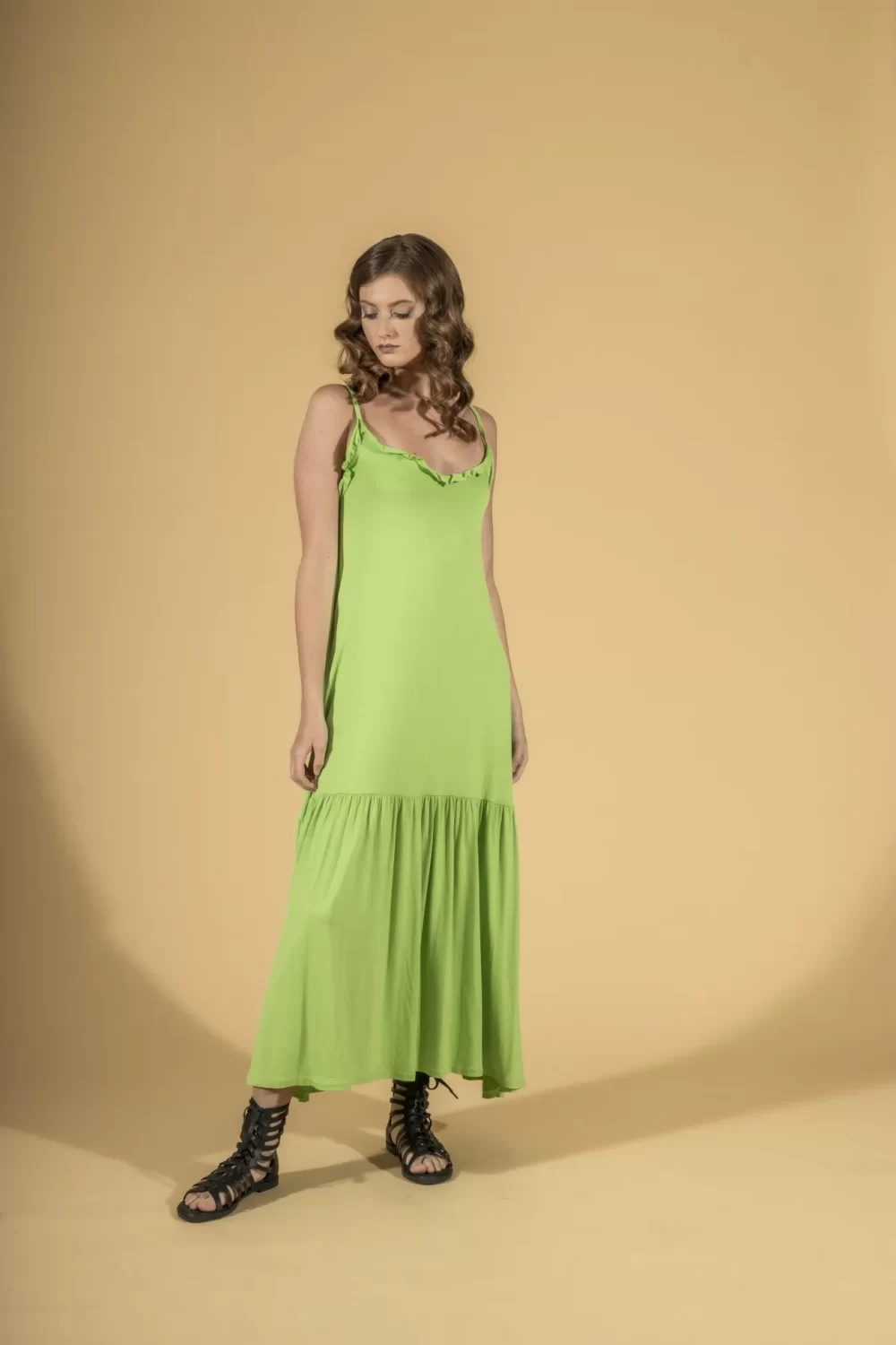 ABITO VISCOSA CON BRETELLINE – DGP1311