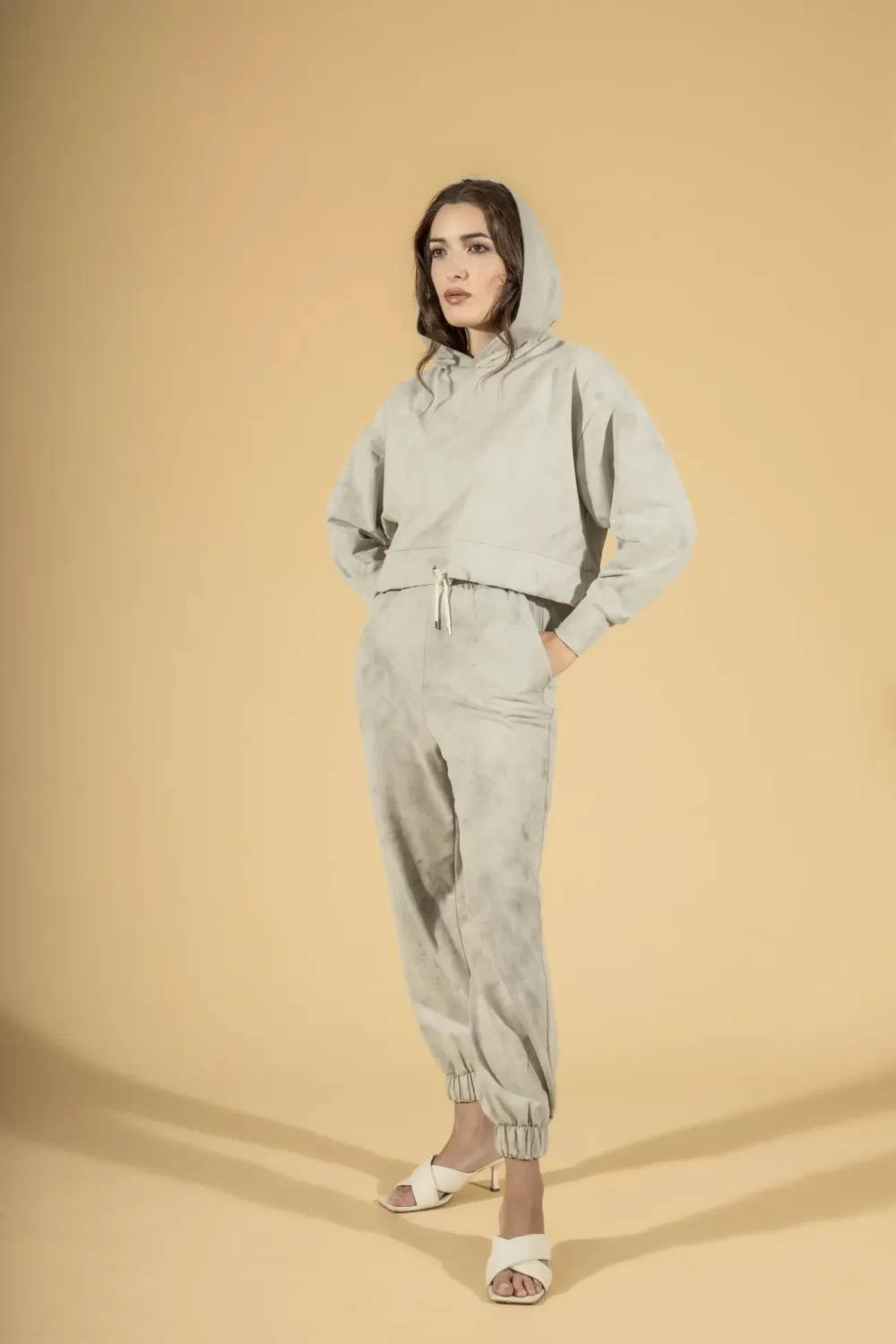 PANTALONE FELPA MARMORIZZATO – DGP1345