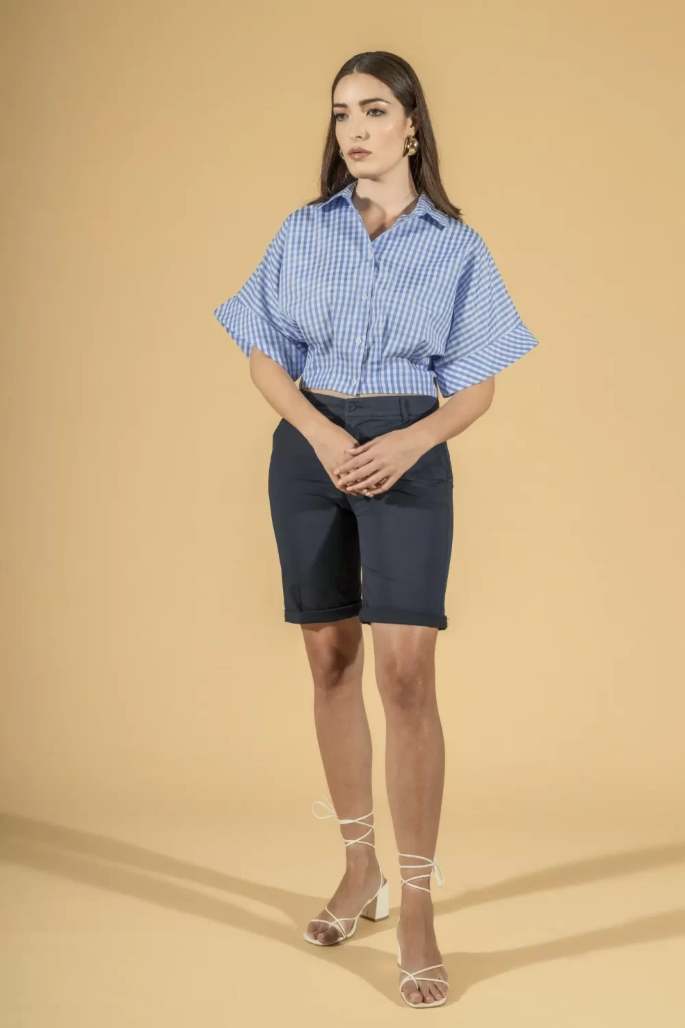 CAMICIA CORTA QUADRETTI – DGP1400