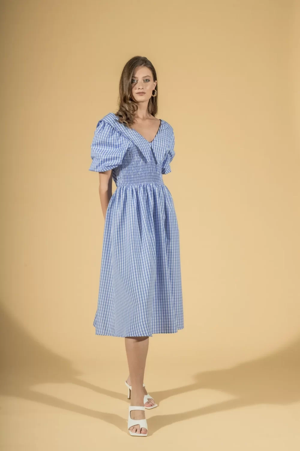 ABITO QUADRETTI MANICA PALLONCINO – DGP1404