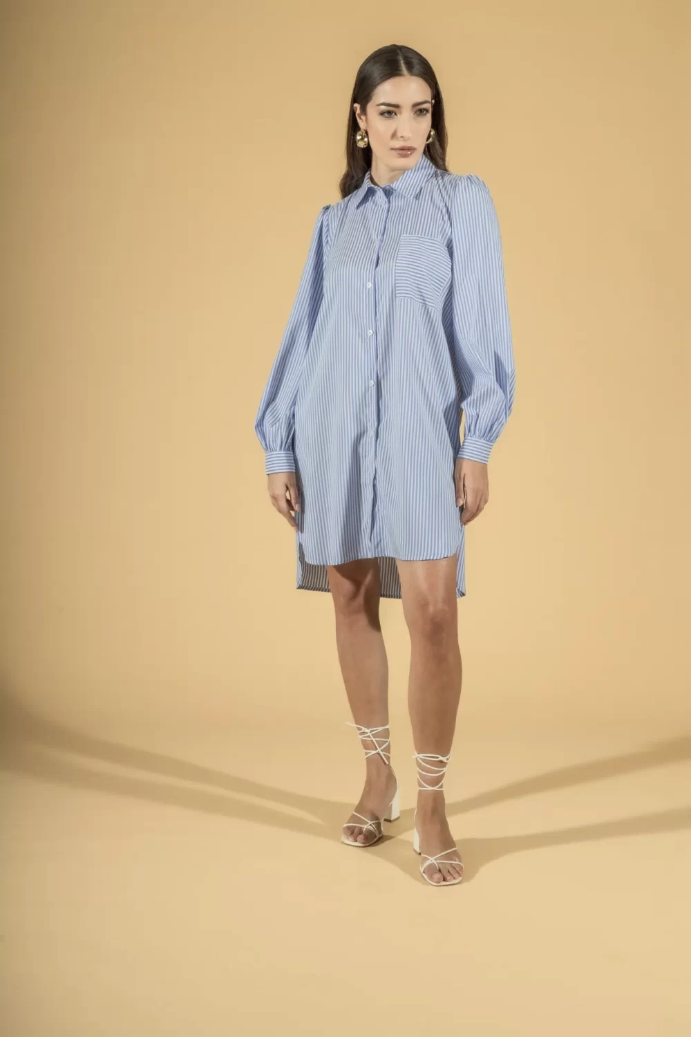 CAMICIONE LUNGO RIGATO – DGP1405