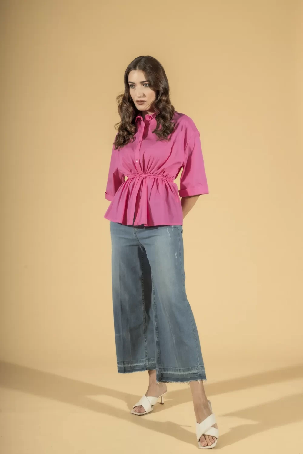 CAMICIA MAN 3/4 CON LACCIO VITA – DGP1434