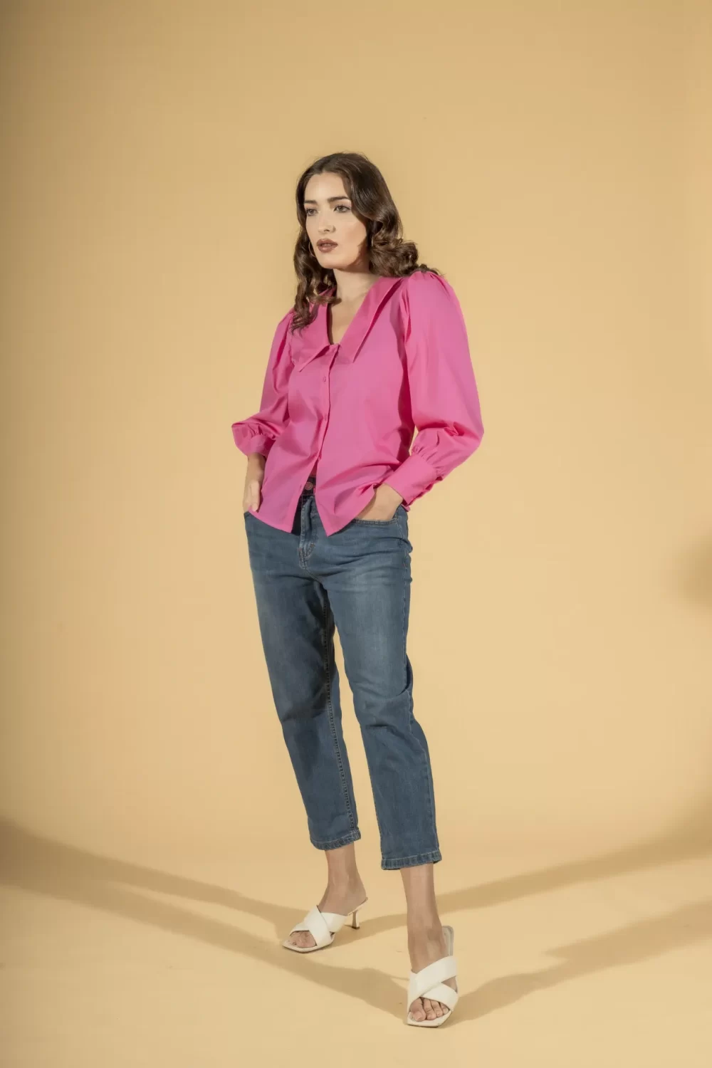 CAMICIA SCOLLO A V – DGP1439