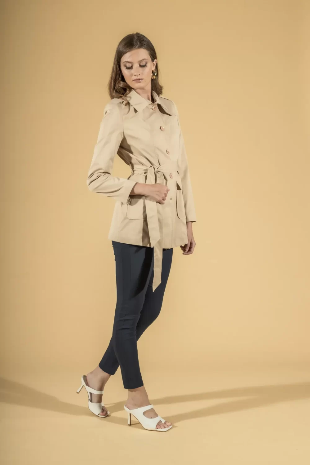 TRENCH UN PETTO – DGP1565