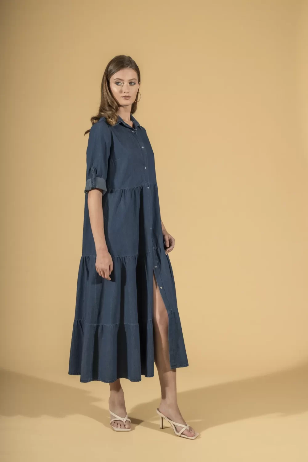 ABITO SCAMICIATO LUNGO TENCEL – DGP1566