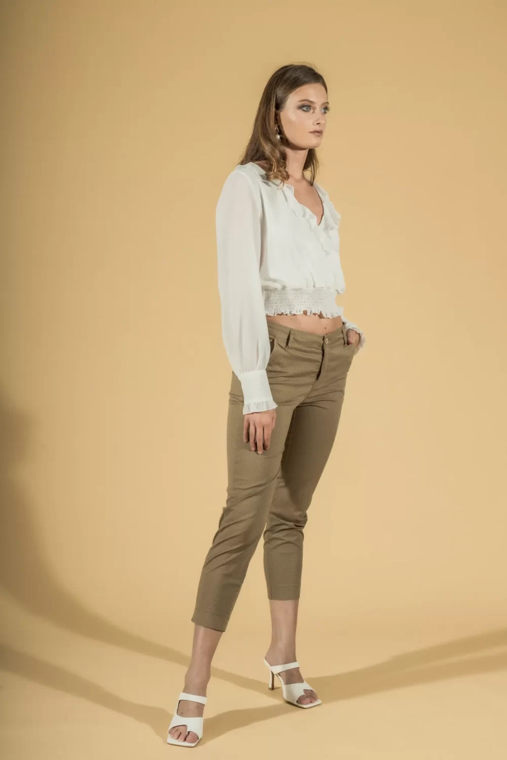 CASACCA GIORGETTE CORTA INCROCIO CON ROUGE – DGP1600