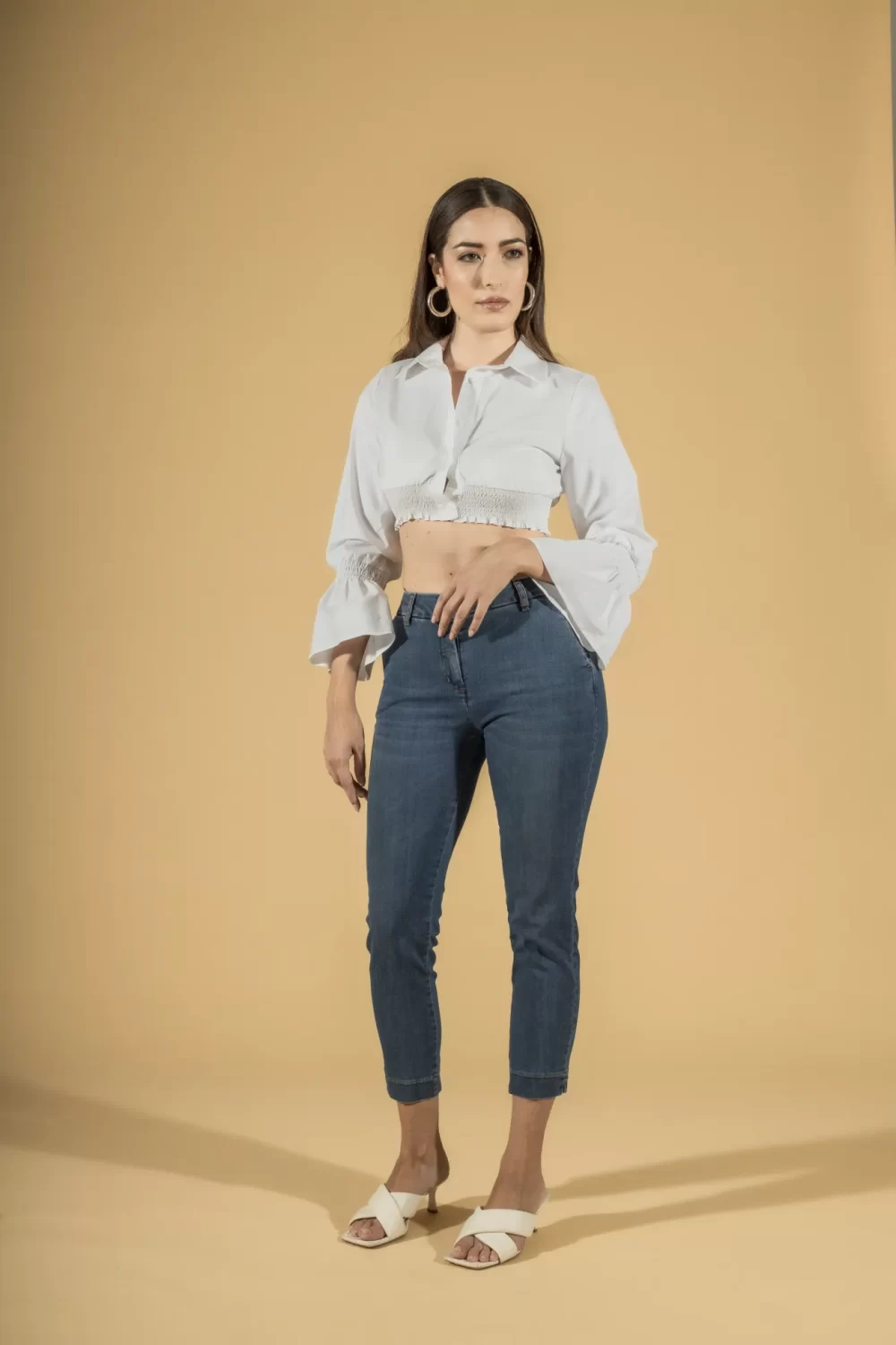 CAMICIA CORTA ML CON ELA VITA – DGP1606