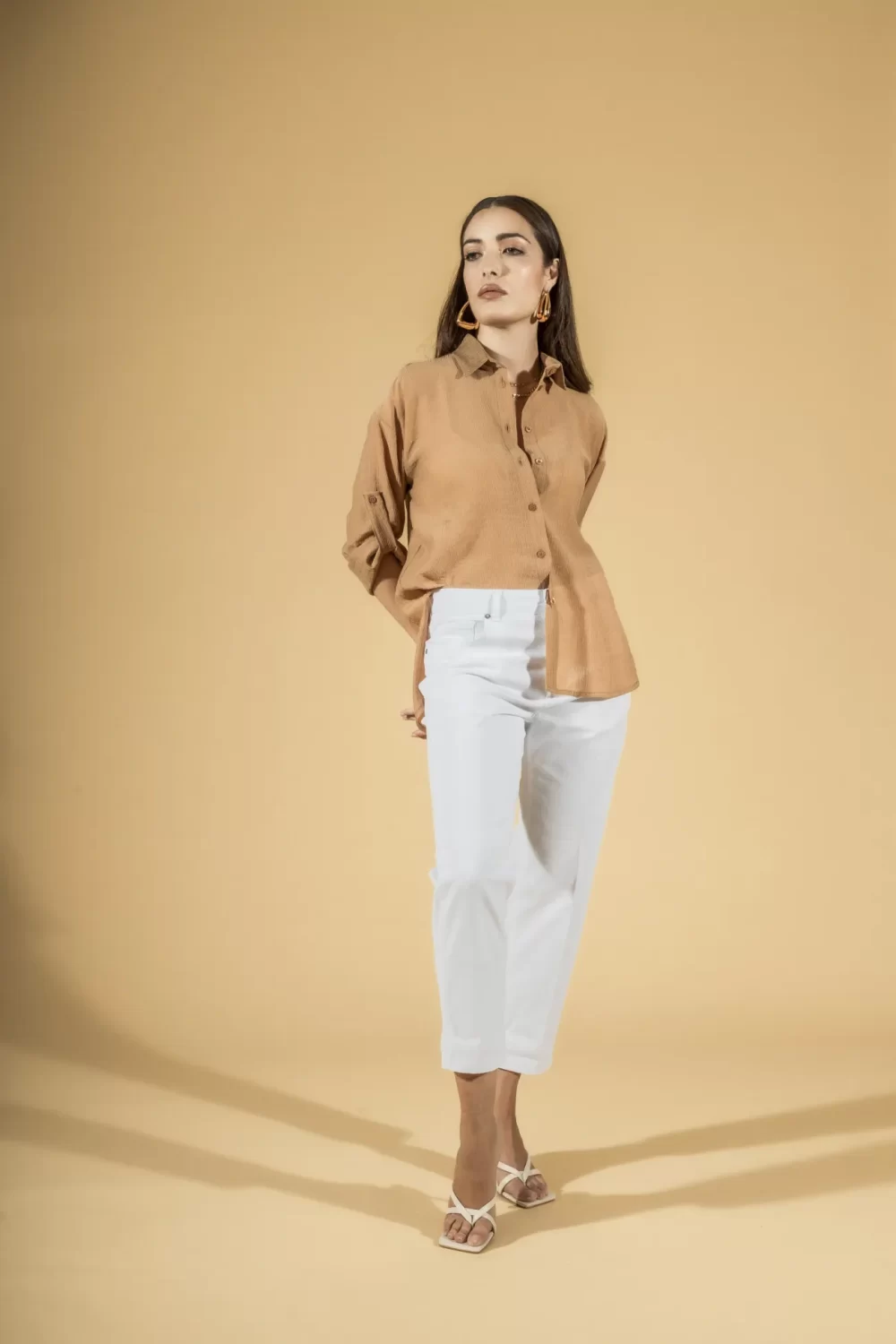 CAMICIA ASIMMETRICA CREPONNE – DGP1717