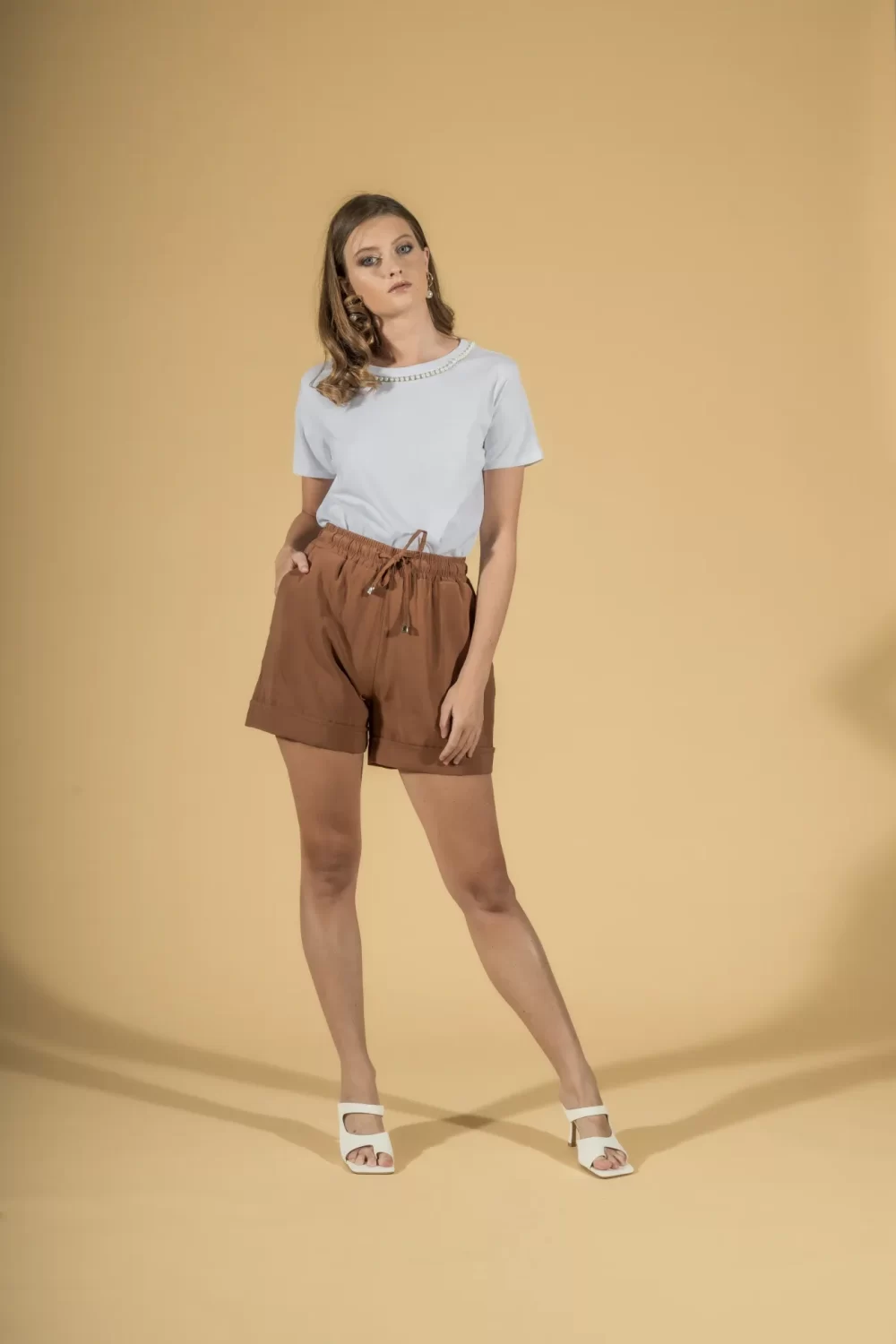 SHORT CUPRO CON COULISSE – DGP1707