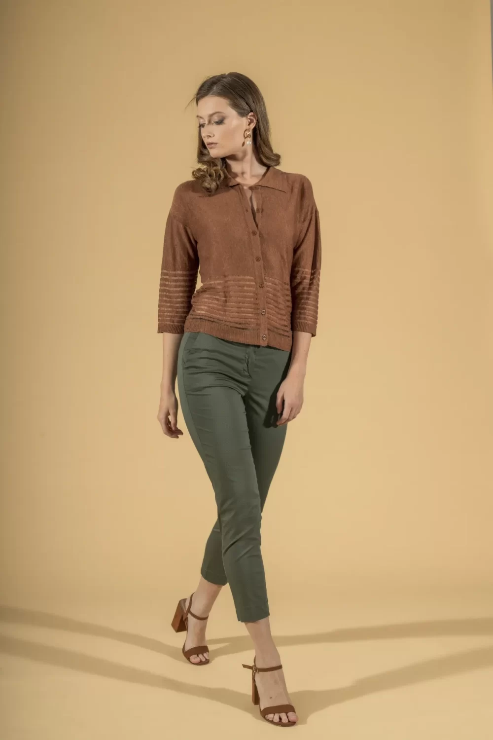 CARDIGAN LINO/VISCOSA – DGP2007°