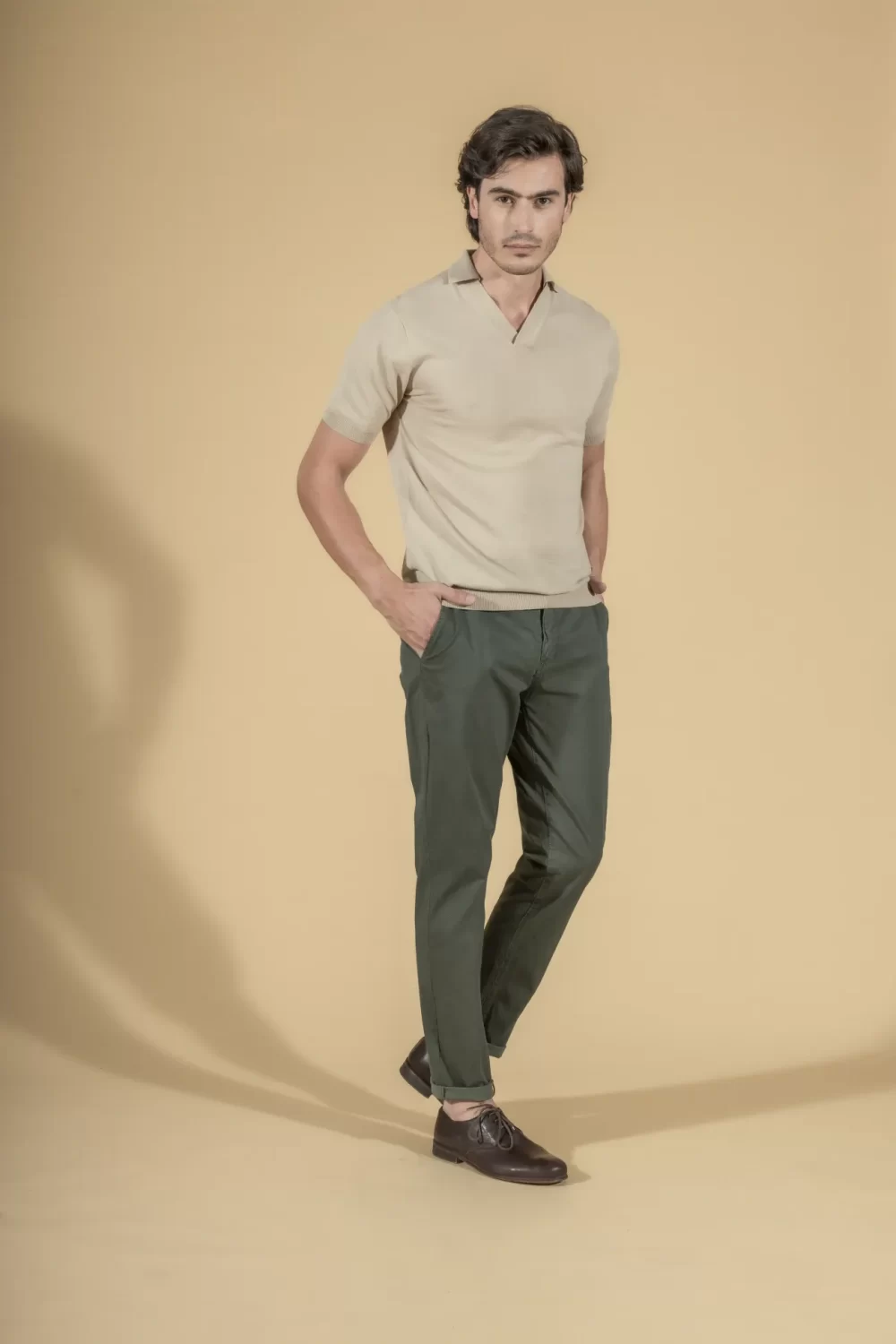 POLO MM SCOLLO A V – UGP335°