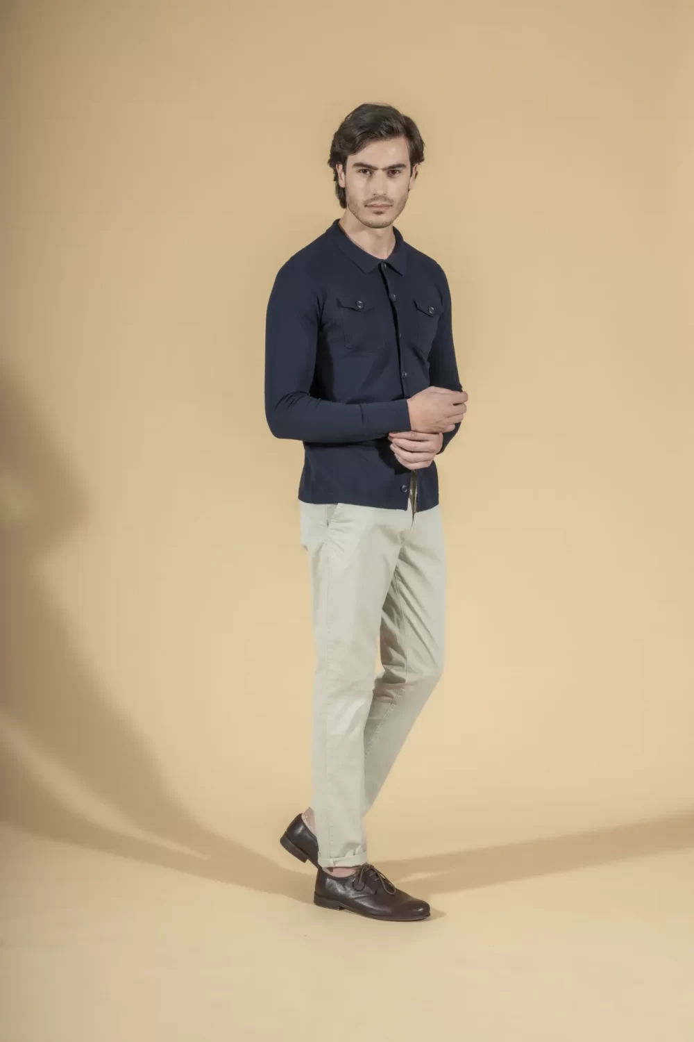 CARDIGAN CON TASCONI – UGP338°