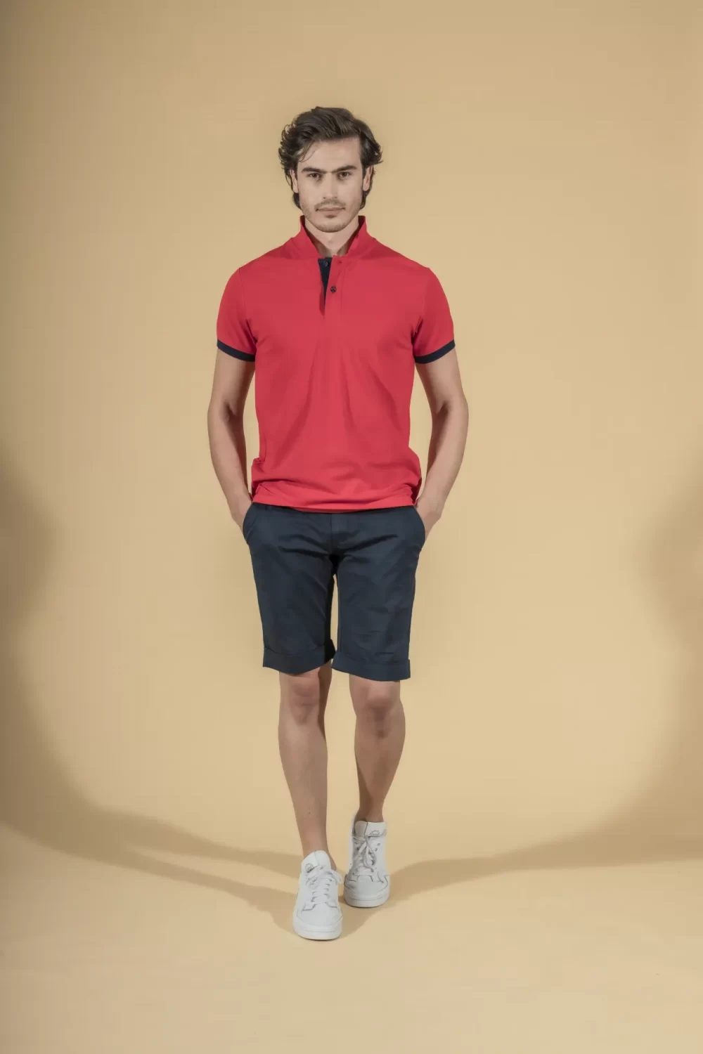 POLO CON RIB A CONTRASTO – UGP457