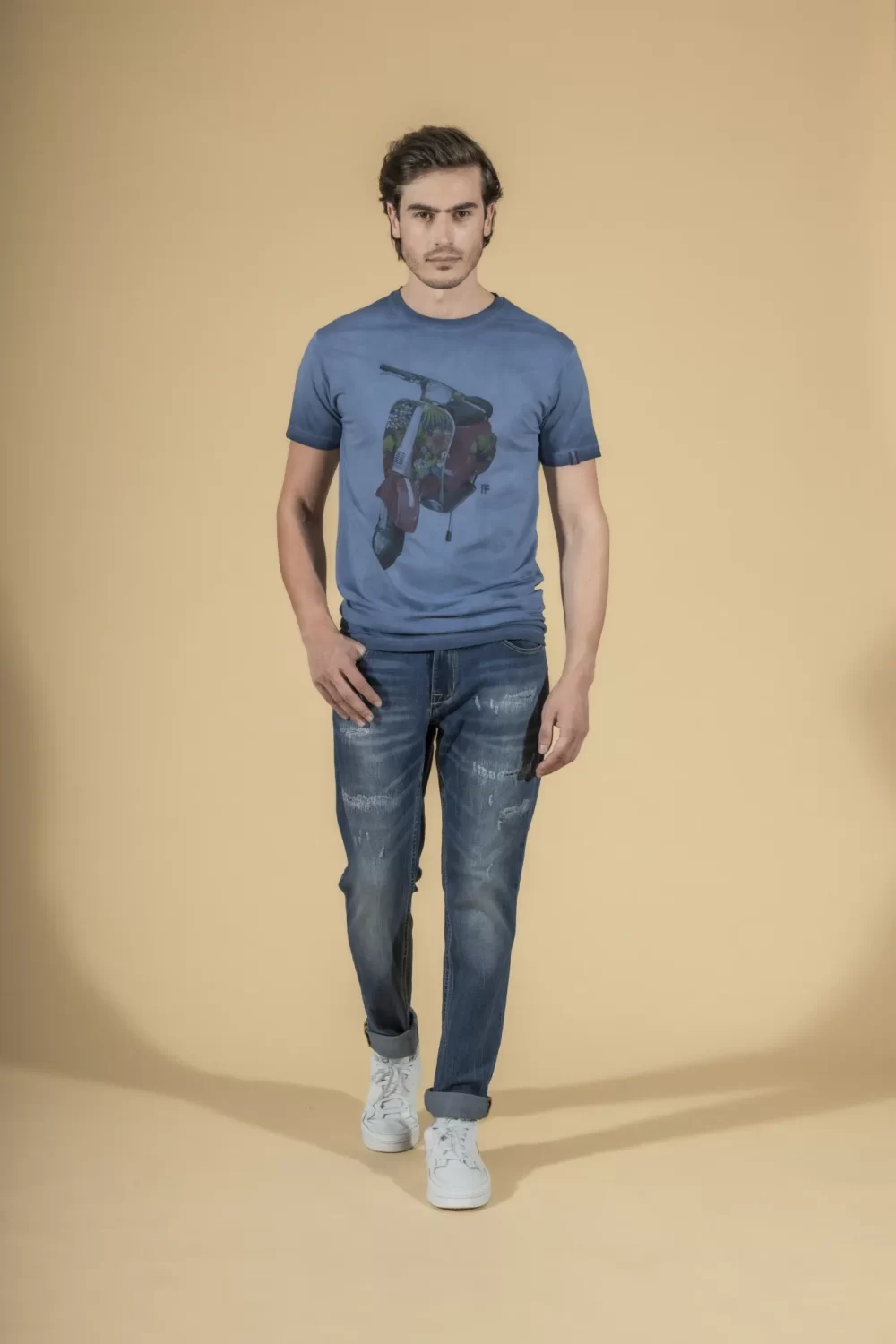 T SHIRT T FREDDO STAMPA VESPA – UGP709