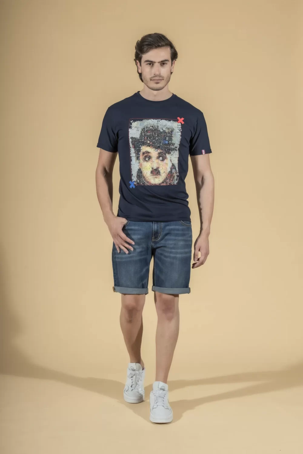 T SHIRT STAMPA CHARLIE CHAPLIN – UGP733