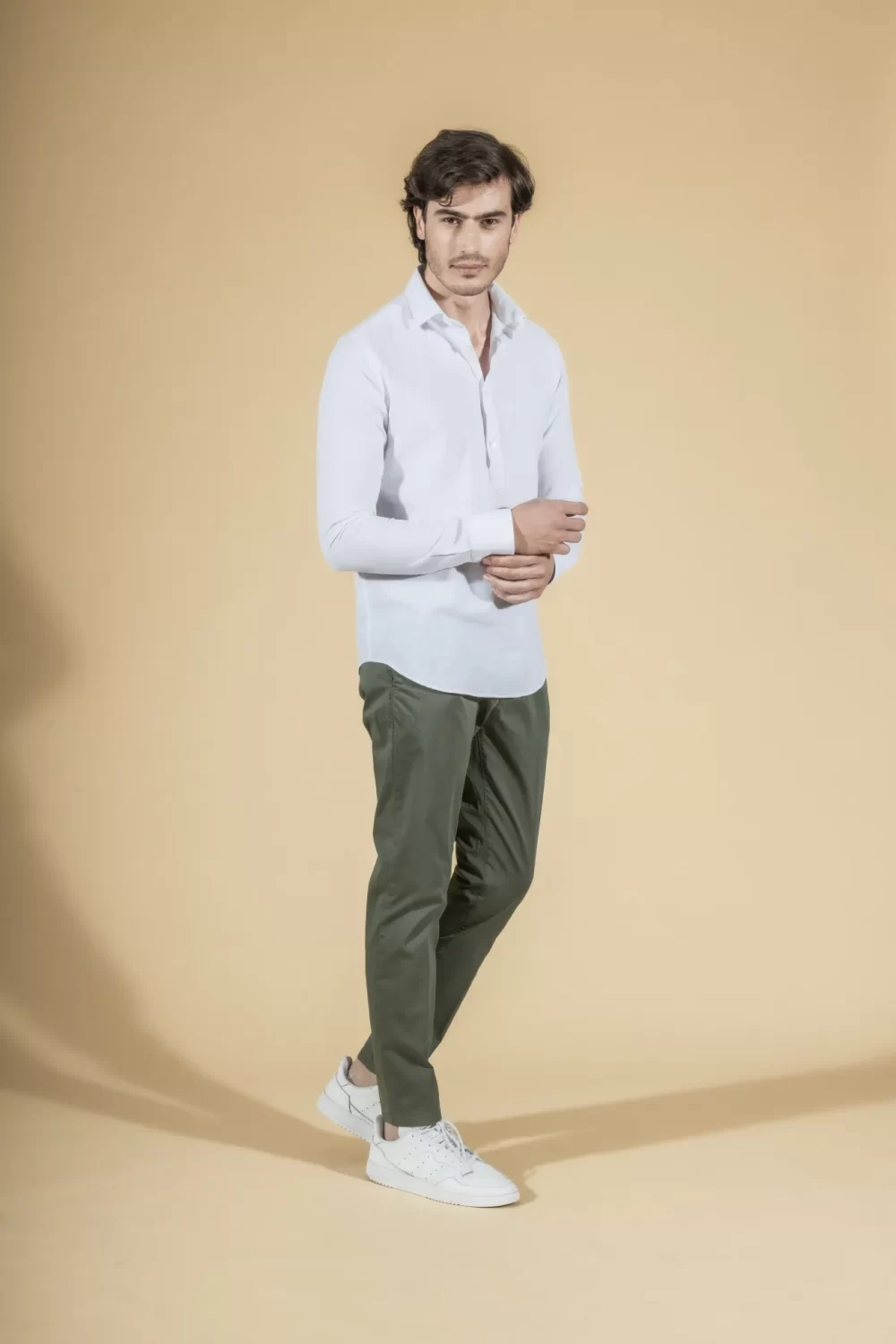 CAMICIA LINO SERAFINO COLLO FRANCESE – UGP904°