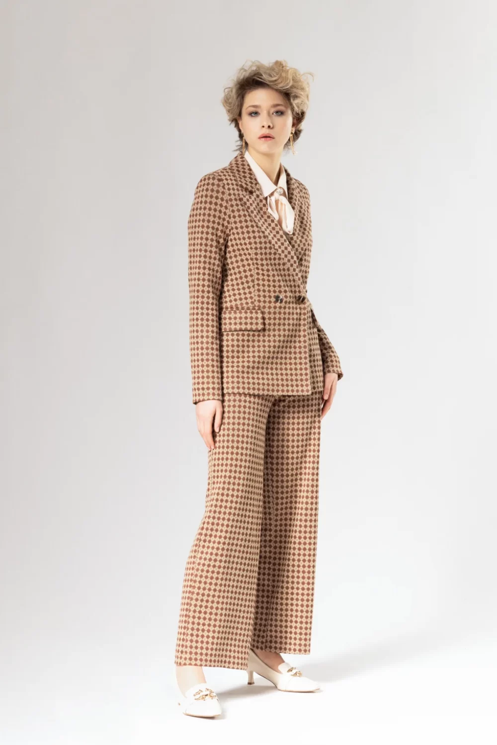 GIACCA DOPPIO PETTO FANTASIA ROMBI – DGF2725°