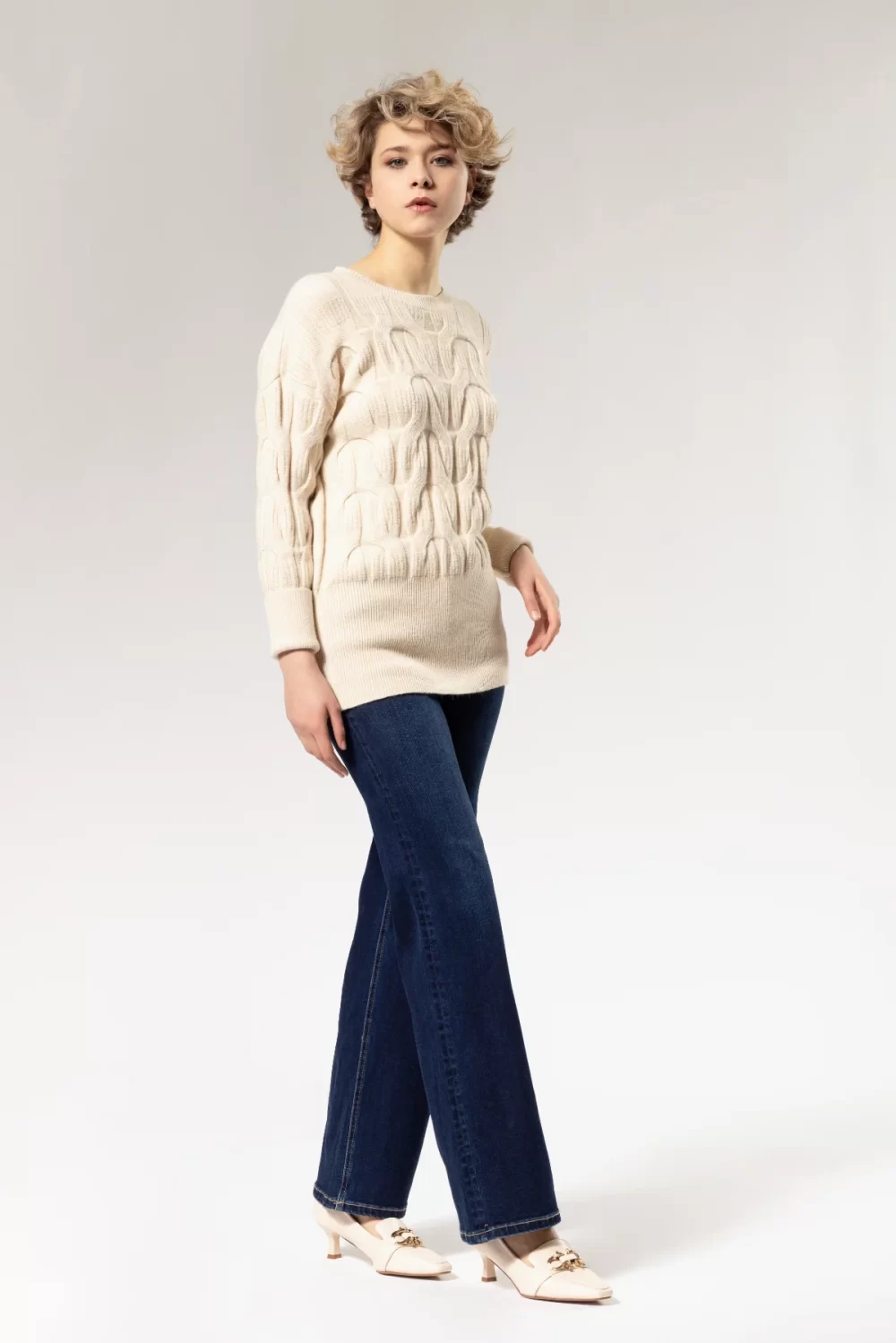 PARICOLLO TRECCIA CON SCOLLO GOCCIA DIETRO – DGF2193