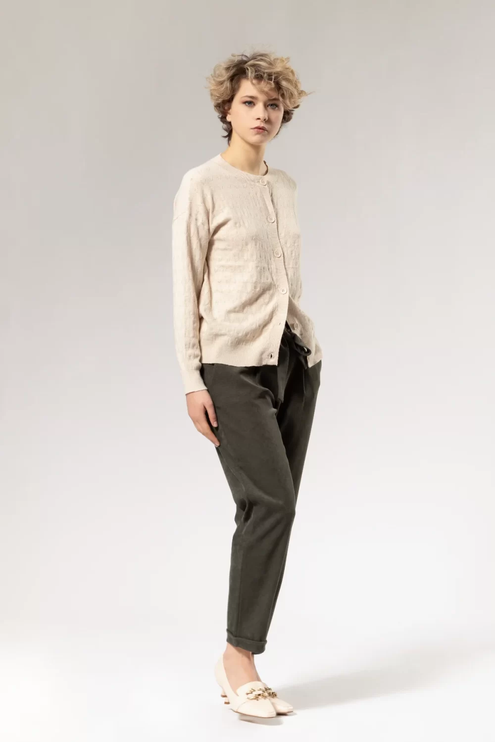 CARDIGAN LAVORATO – DGF2204