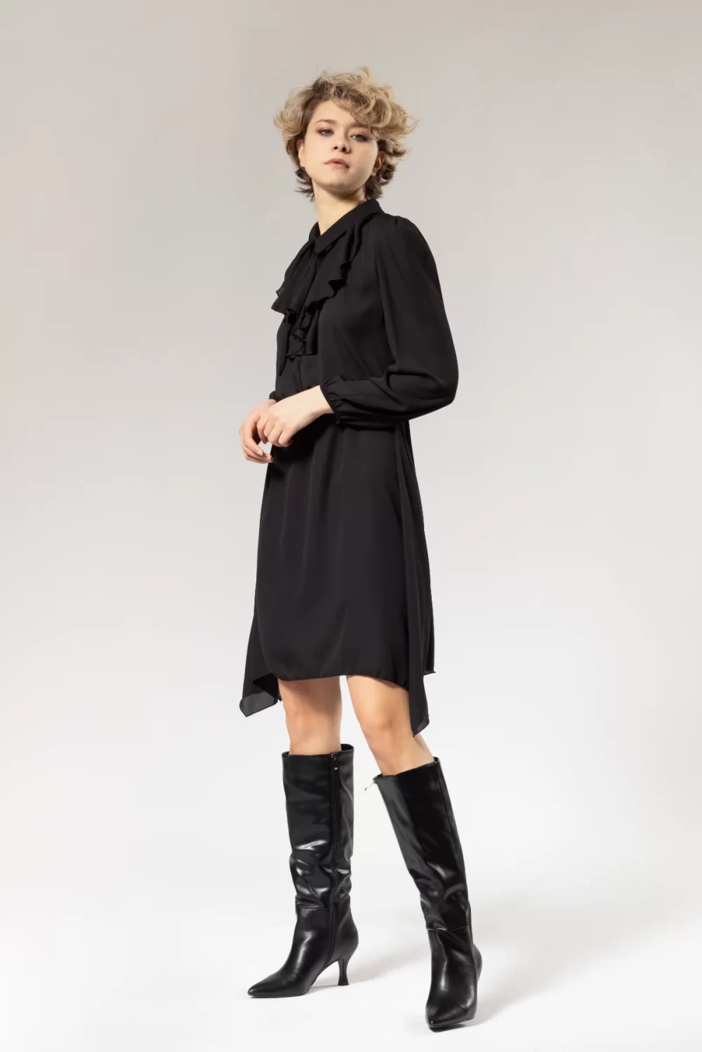 ABITO GEORGETTE TU CON ROUGE – DGF2554°