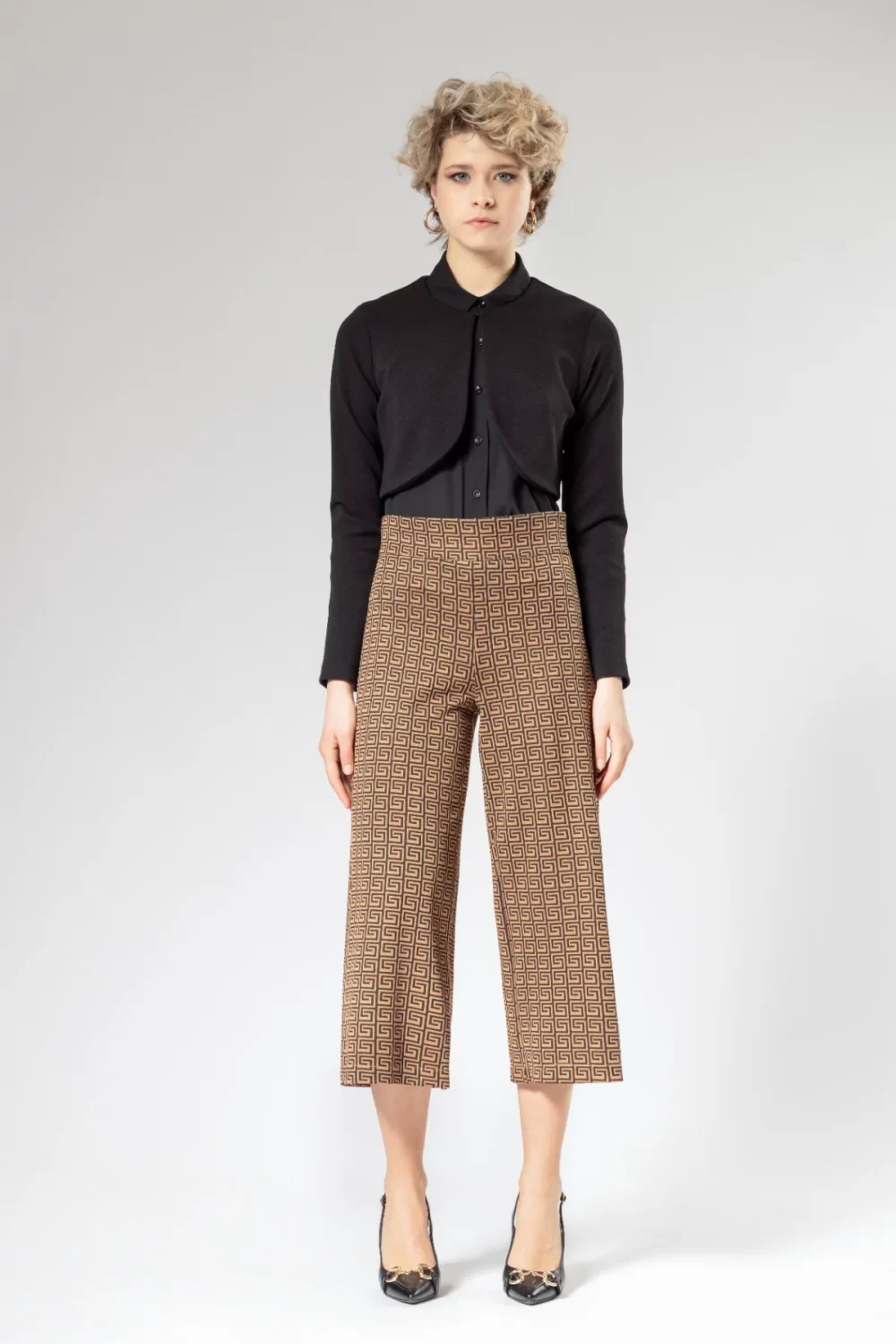 CAMICIA GEORGETTE CON ELA VITA – DGF2556°