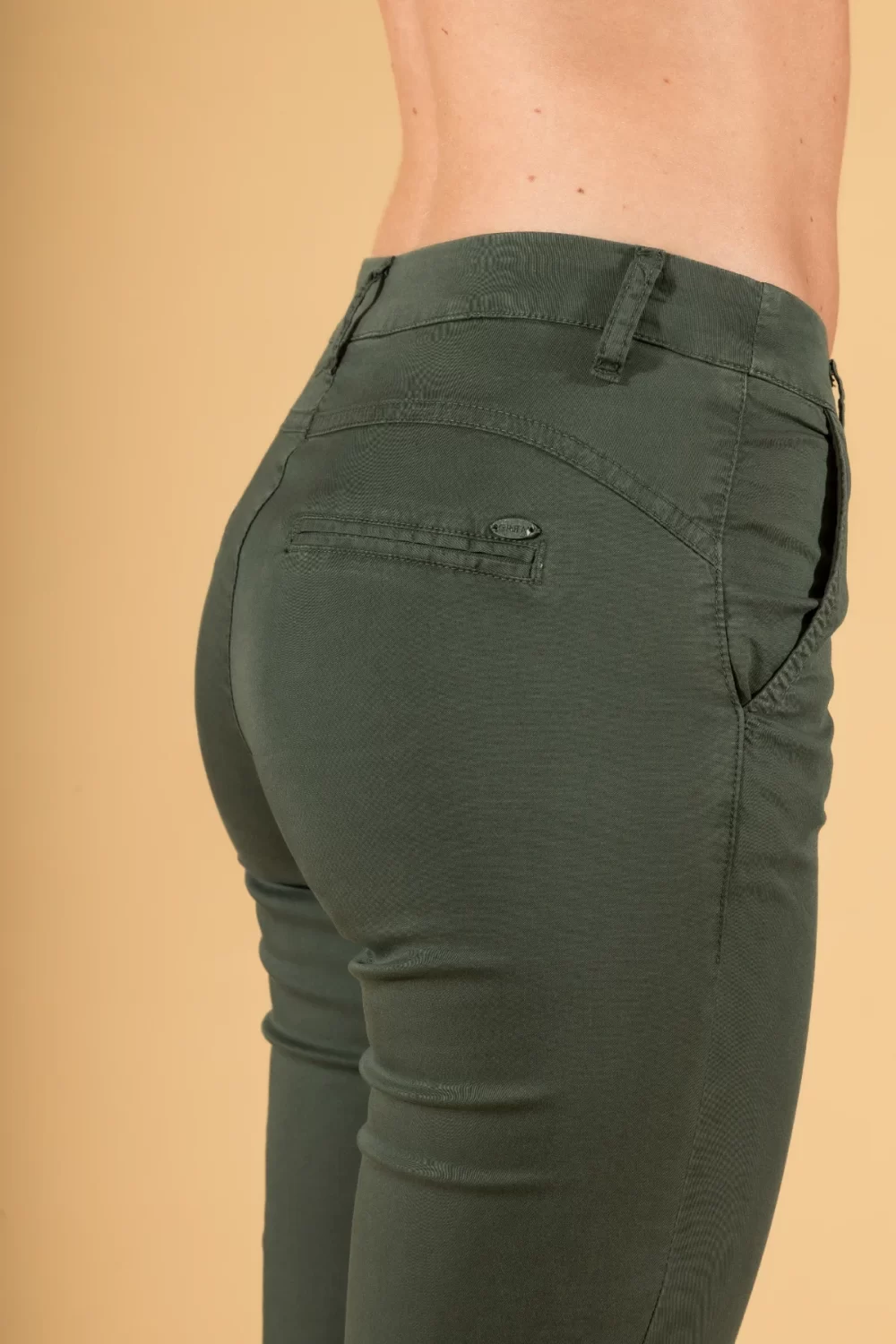 AURORA-PANTALONE T FILO TINTA UNITA GABARDINA – DGP1505°