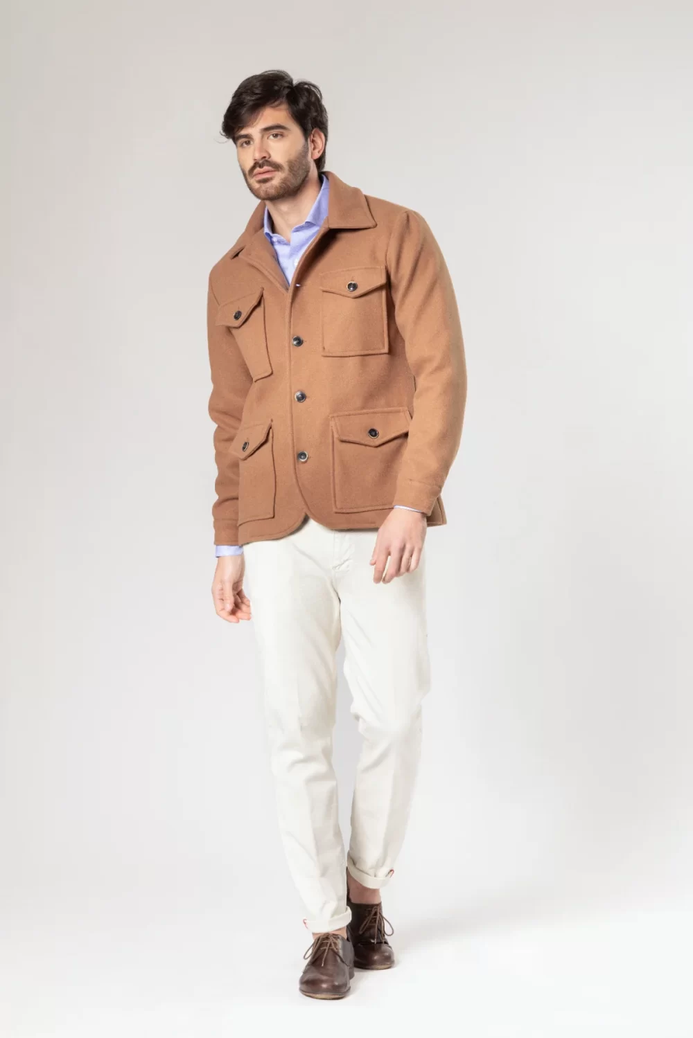 CAPPOTTO CORTO 4 TASCHE PATTINE – UGF1702°